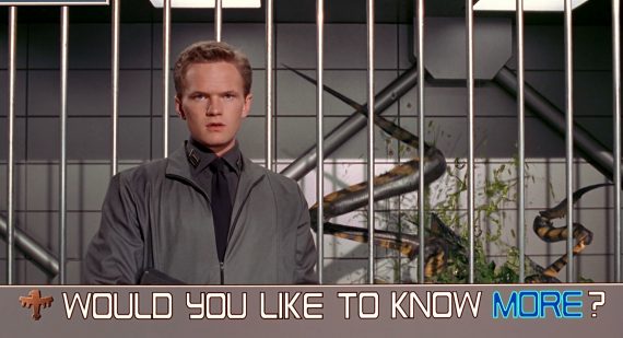 Le recruteur de Starship troopers te propose d'un savoir plus sur mes romances geek Et oui, c'est Barney… Love