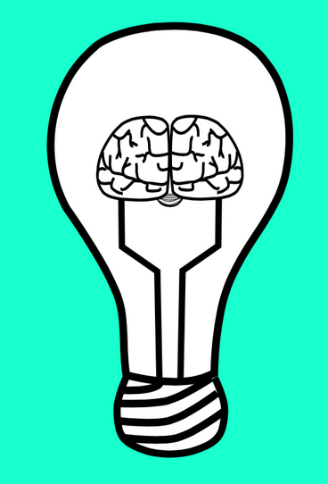 un cerveau sert de filament à une lampe à incandescence. Non, c'est pas creepy, c'est fait joliement.